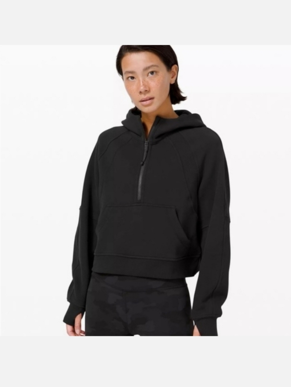 LULULEMON OVERSIZED HALF ZIP HOODIE SWEATSHIRT